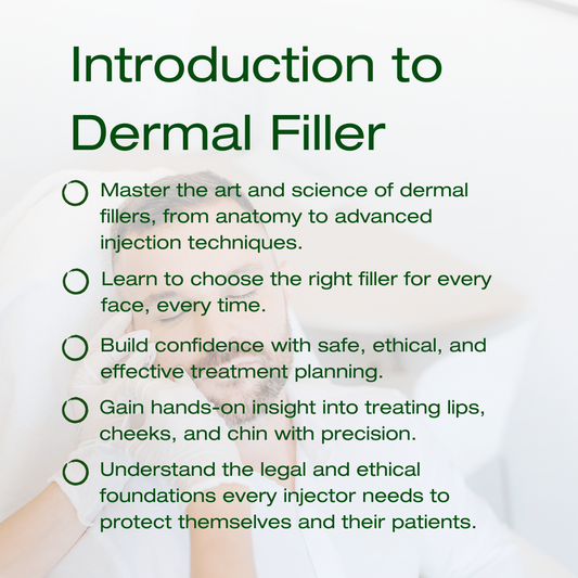 Foundation Course - Introduction to Dermal Filler - Pratical Assessment Date 8th and 9th September 2025